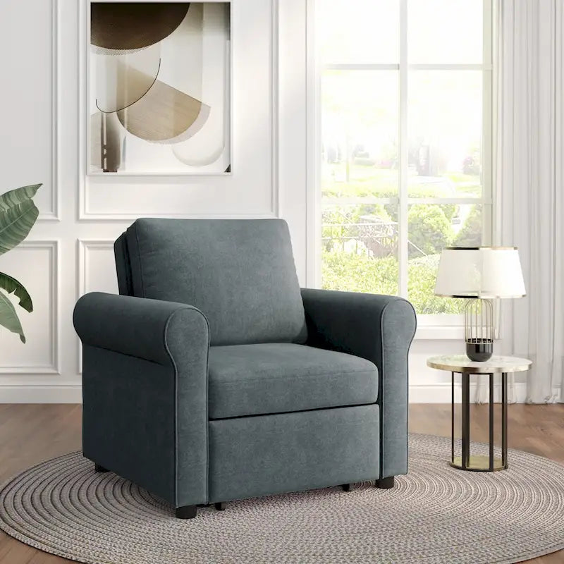 3-in-1 Sofa Bed Chair Convertible Sleeper Chair Bed