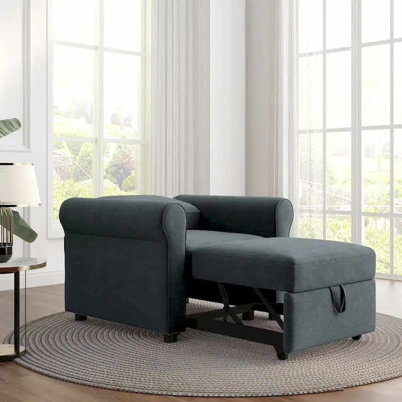 3-in-1 Sofa Bed Chair Convertible Sleeper Chair Bed