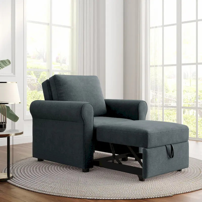 3-in-1 Sofa Bed Chair Convertible Sleeper Chair Bed