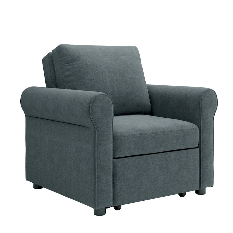 3-in-1 Sofa Bed Chair Convertible Sleeper Chair Bed