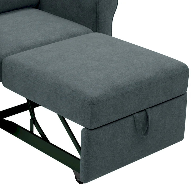 3-in-1 Sofa Bed Chair Convertible Sleeper Chair Bed