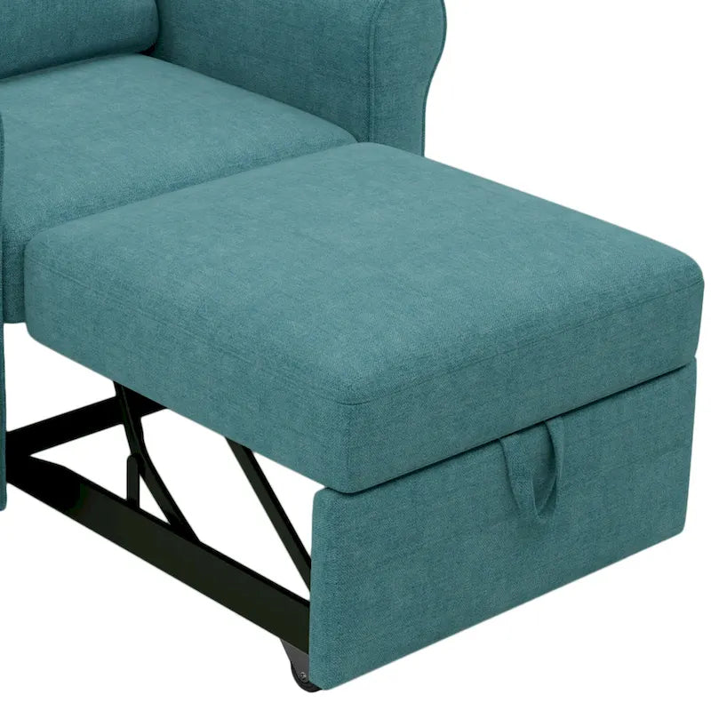 3-in-1 Sofa Bed Chair Convertible Sleeper Chair Bed