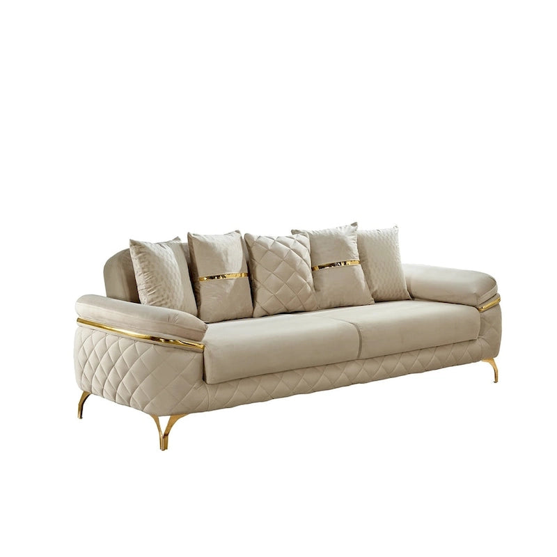 Orlando 2-Pieces One Sofa One Loveseat Living Room Set