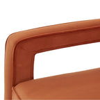Velvet Accent Arm Chair