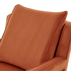 Velvet Accent Arm Chair