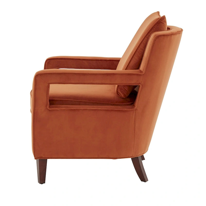Velvet Accent Arm Chair