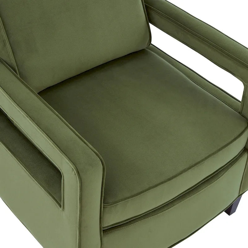 Velvet Accent Arm Chair
