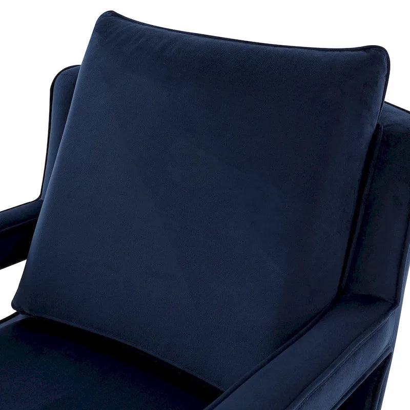 Velvet Accent Arm Chair