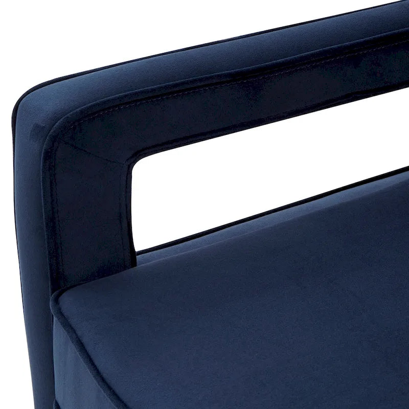 Velvet Accent Arm Chair