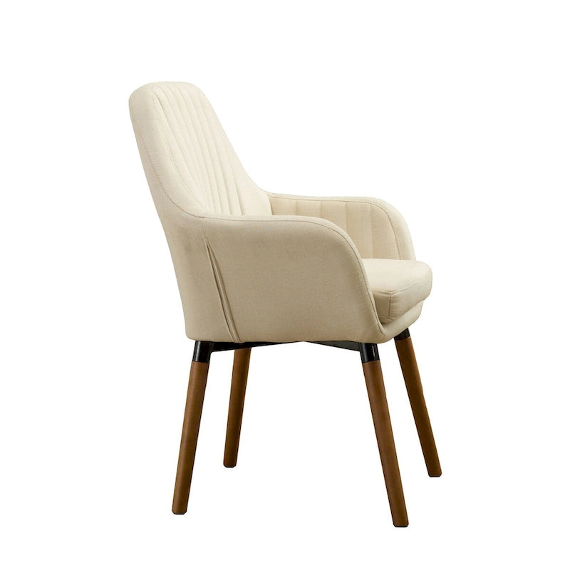 Contemporary Fabric Upholstered Accent Chair