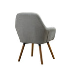 Contemporary Fabric Upholstered Accent Chair