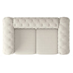 Corvus Chesterfield Aosta Tufted Velvet Loveseat