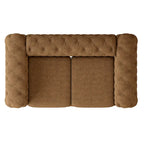 Corvus Chesterfield Aosta Tufted Velvet Loveseat