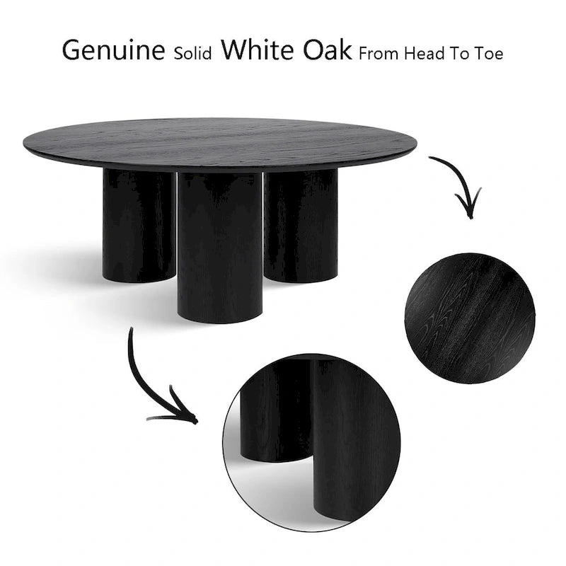 Pedestal 40 Round Coffee Table
