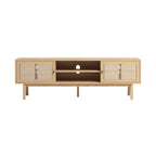 Studio London Wooden TV Stand with Doors Contemporary Media Console