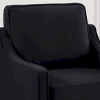 Modern Velvet Upholstered Accent Chair Single Sofa Armchair
