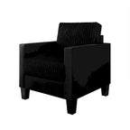 CraftPorch Corduroy Mid-Century Modern Velvet Upholstered Arm Chair