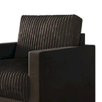 CraftPorch Corduroy Mid-Century Modern Velvet Upholstered Arm Chair