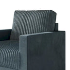 CraftPorch Corduroy Mid-Century Modern Velvet Upholstered Arm Chair
