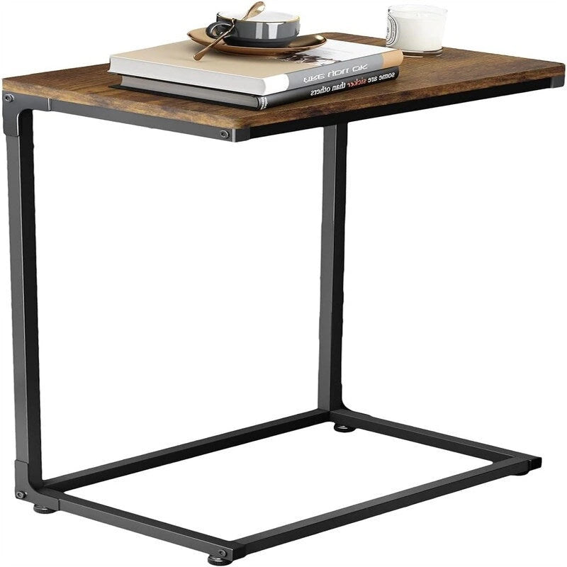 C-Shaped End Table - 11.8D x 15.7W x 24.4H