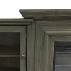 Farmhouse TV Stand with Fireplace - 70 Width -Fits up to 70 TV - 71W x 30H x 15.5D