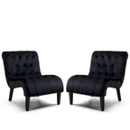 AVAWING Set of 2 Armless Accent Upholstered Lounge Chair