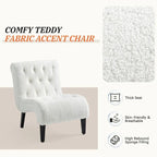 AVAWING Set of 2 Armless Accent Upholstered Lounge Chair
