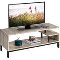 Yaheetech Wooden Small Space TV Stand for Living Room