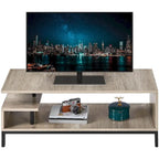 Yaheetech Wooden Small Space TV Stand for Living Room