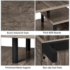 Yaheetech Wooden Small Space TV Stand for Living Room