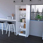 Storage Cabinet , Double Door, White Finish,High quality and durable