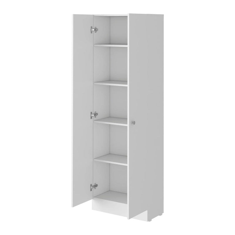 Storage Cabinet , Double Door, White Finish,High quality and durable