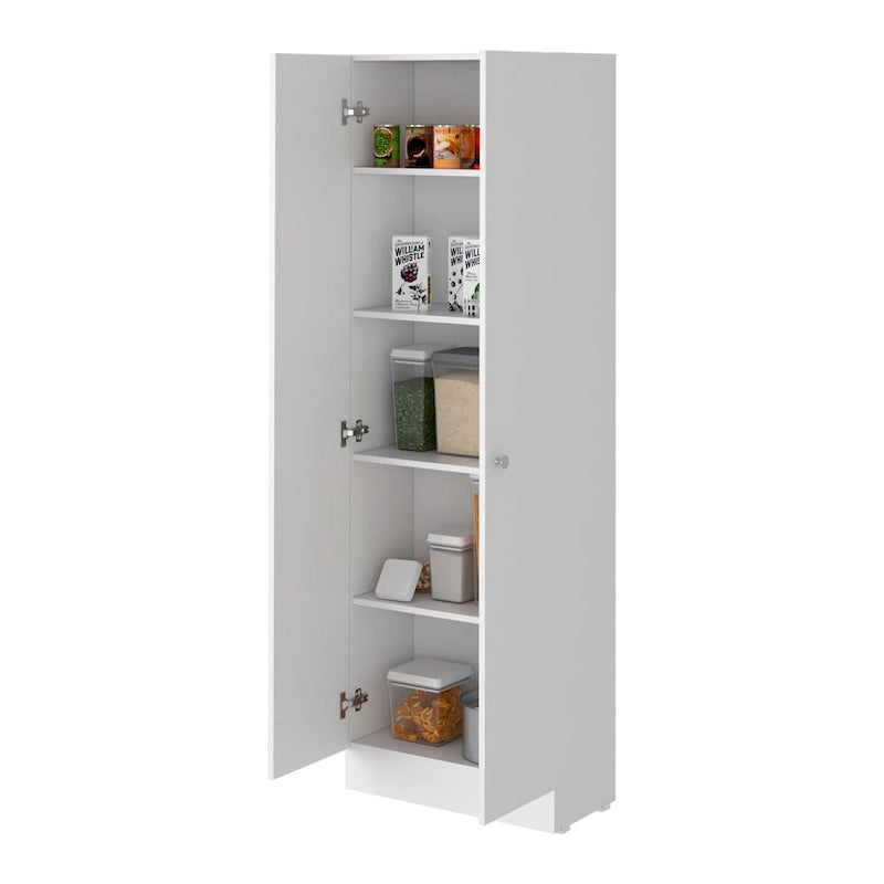 Storage Cabinet , Double Door, White Finish,High quality and durable