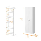 Storage Cabinet , Double Door, White Finish,High quality and durable