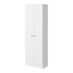 Storage Cabinet , Double Door, White Finish,High quality and durable