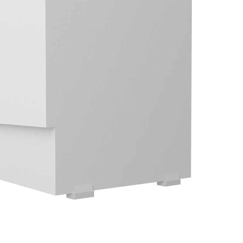 Storage Cabinet , Double Door, White Finish,High quality and durable