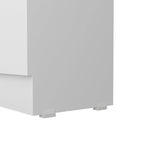 Storage Cabinet , Double Door, White Finish,High quality and durable