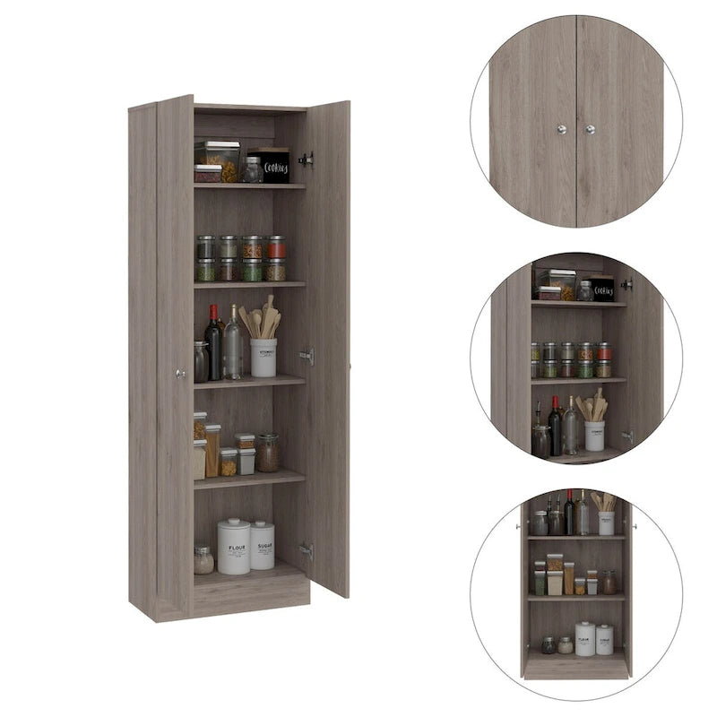 Storage Cabinet , Double Door, White Finish,High quality and durable