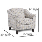 Dayflower Haze Accent Chair