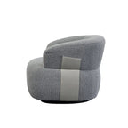 33W 360 Swivel Modern Barrel Chair Accent Chair Set of 2