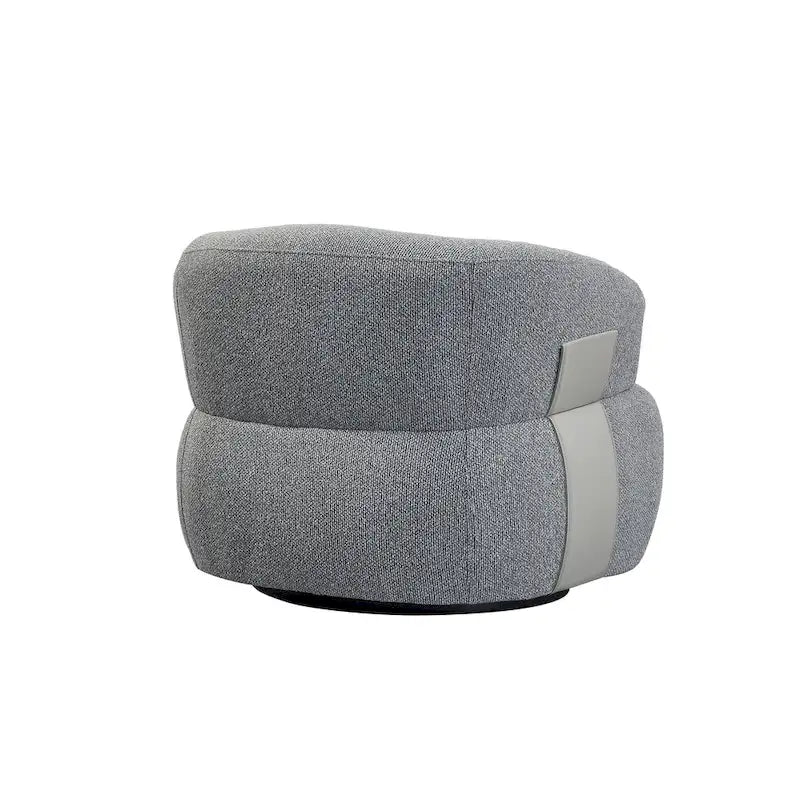 33W 360 Swivel Modern Barrel Chair Accent Chair Set of 2