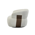 33W 360 Swivel Modern Barrel Chair Accent Chair Set of 2