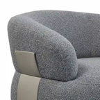 33W 360 Swivel Modern Barrel Chair Accent Chair Set of 2
