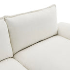 5-seat Chenille L-Shape Sectional Sofa with Reversible Chaise Sleeper Sofa Couch for Living Room, Apartment