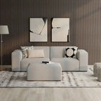 WYNDENHALL Biggs 2-Seater Modular Sofa and Ottoman Set