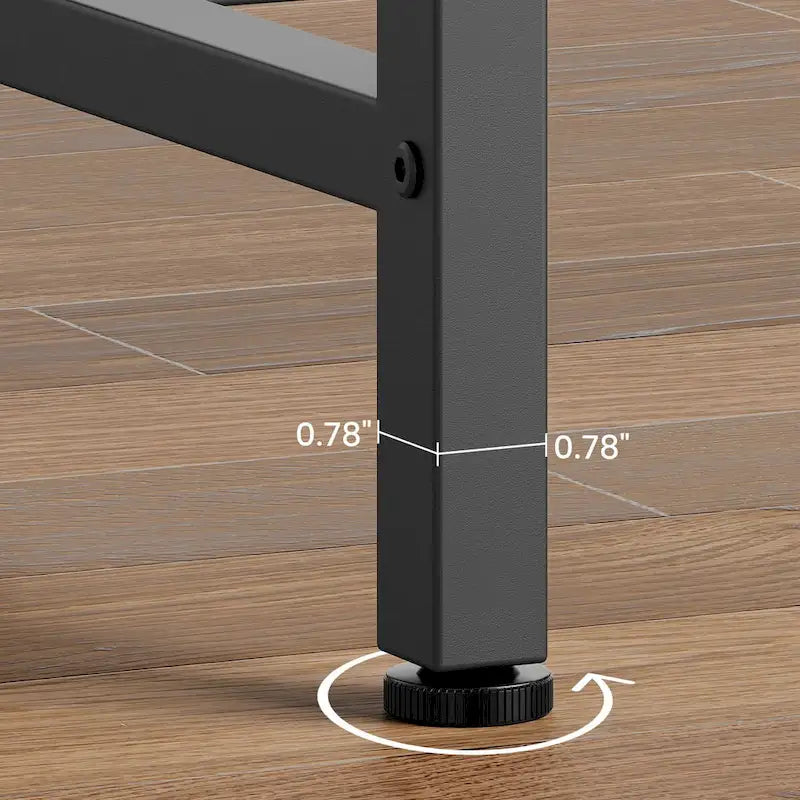 Narrow Console Table Sofa Table Industrial Hallway Table for Entryway