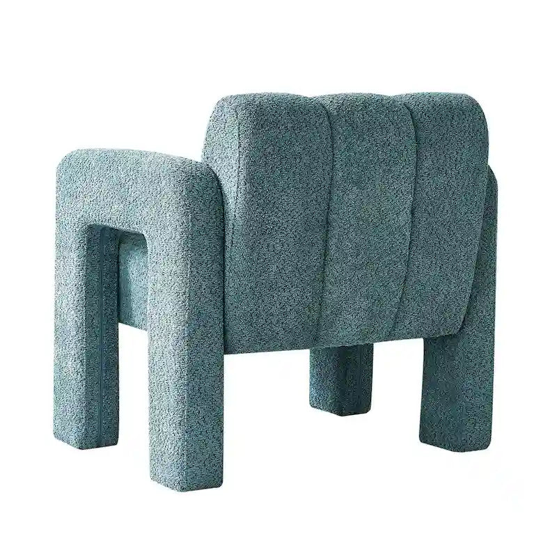 31.10 Wide Boucle Upholstered Accent Chair for Living Room