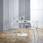dining chair,set of 4,metal leg,plastic seat for Living Room