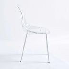 dining chair,set of 4,metal leg,plastic seat for Living Room