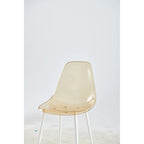 dining chair,set of 4,metal leg,plastic seat for Living Room